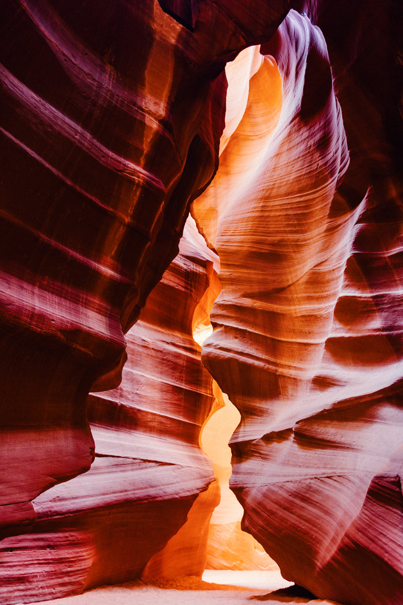 "Antelope Canyon Beyond" - Framed canvas