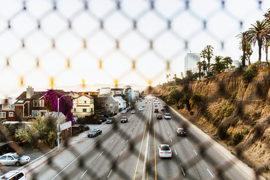 Original work "Pacific Coast Highway Santa Monica", framed and print-only options