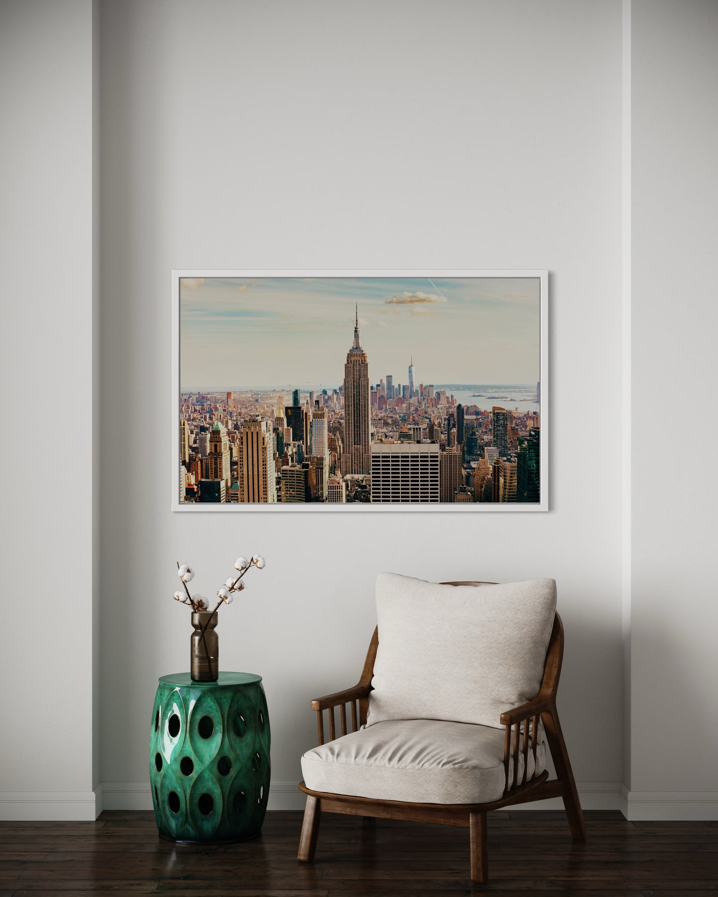 "Beautiful New York" - Framed canvas