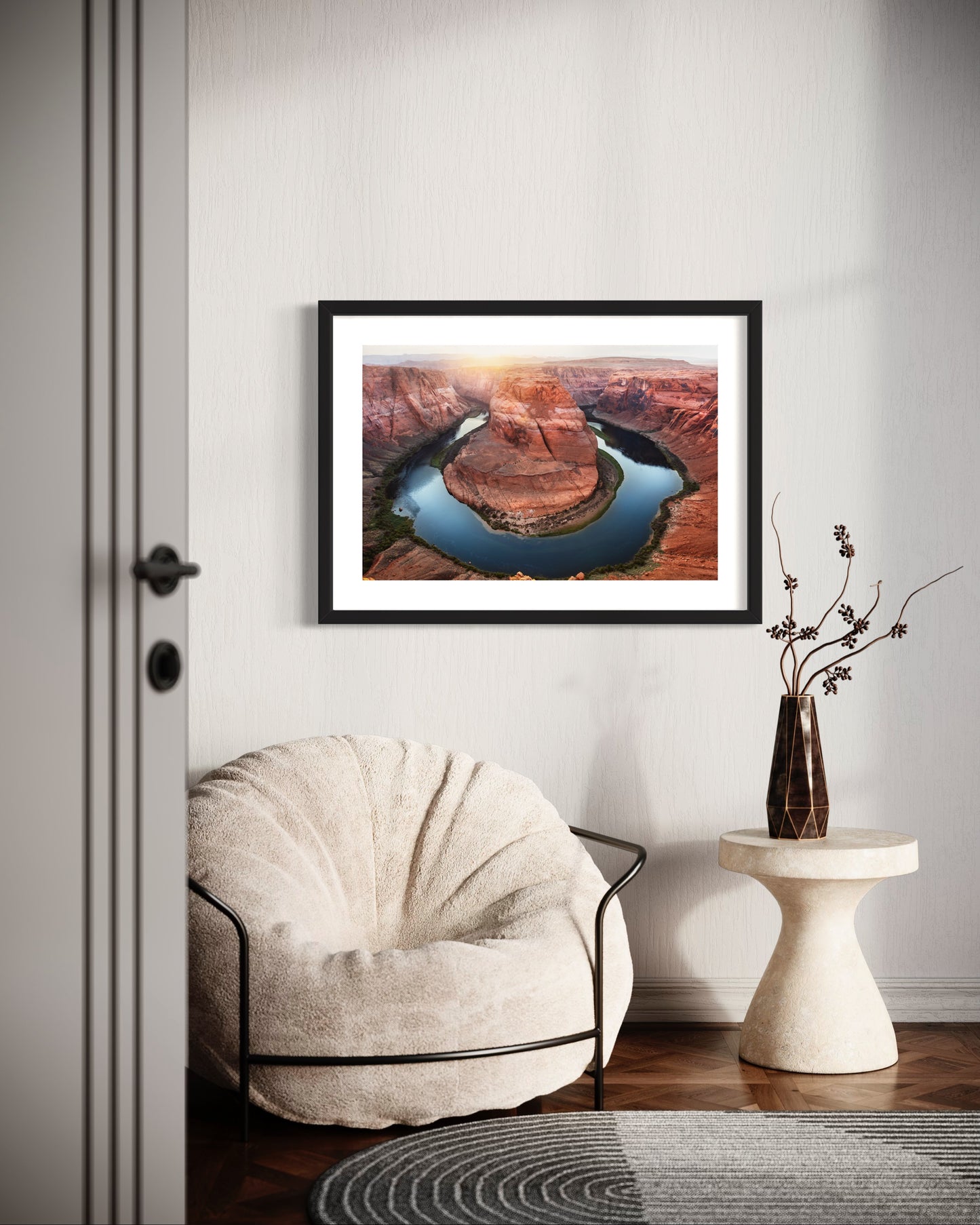 Original work "Horseshoe Bend", framed and print-only options