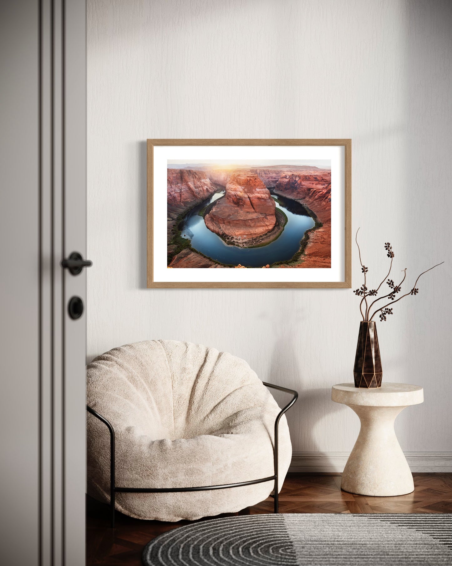 Original work "Horseshoe Bend", framed and print-only options