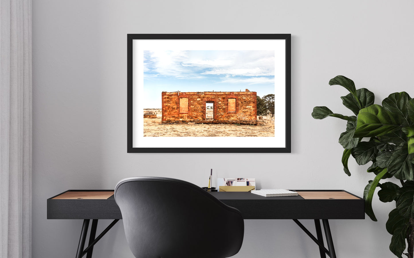 Original work "Reedy Creek House", framed and print-only options