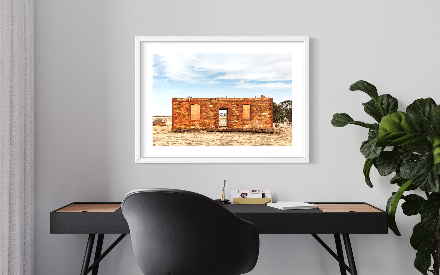 Original work "Reedy Creek House", framed and print-only options