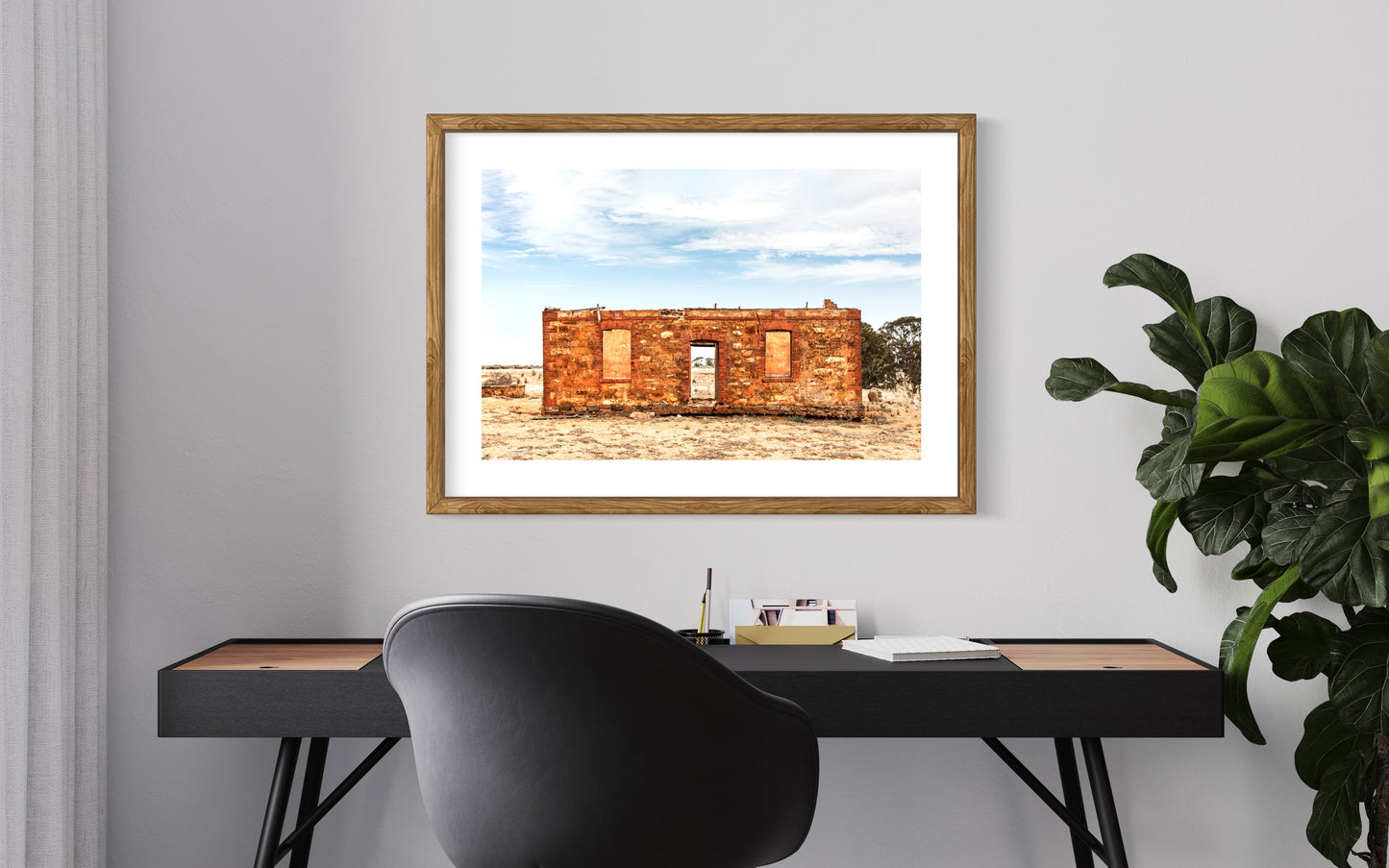 Original work "Reedy Creek House", framed and print-only options