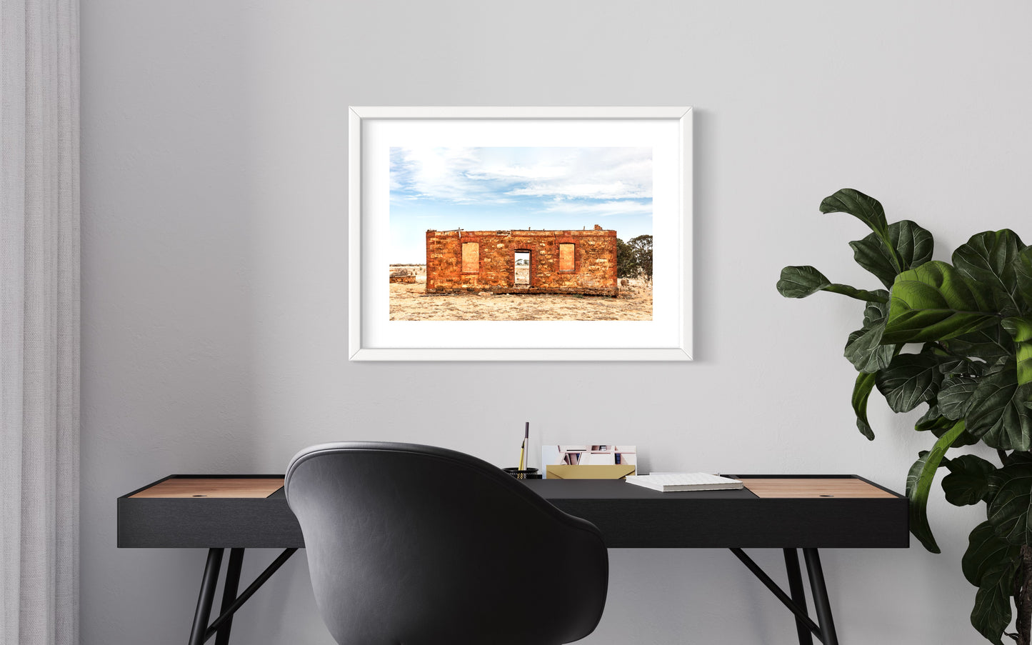 Original work "Reedy Creek House", framed and print-only options