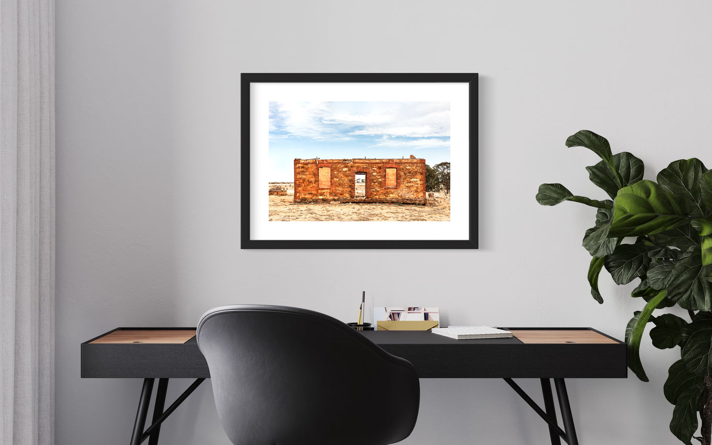 Original work "Reedy Creek House", framed and print-only options