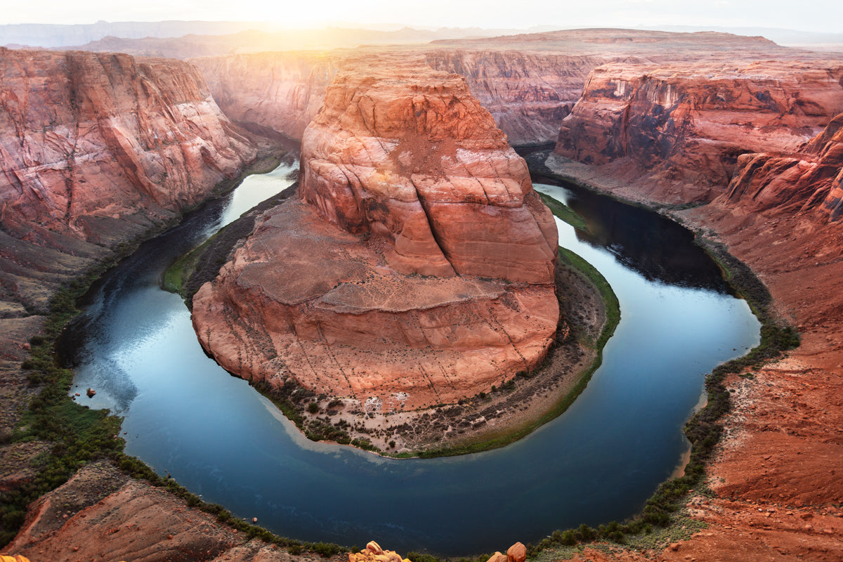"Horseshoe Bend Magic" - framed canvas
