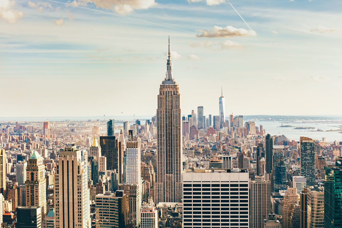 "Beautiful New York" - Framed canvas